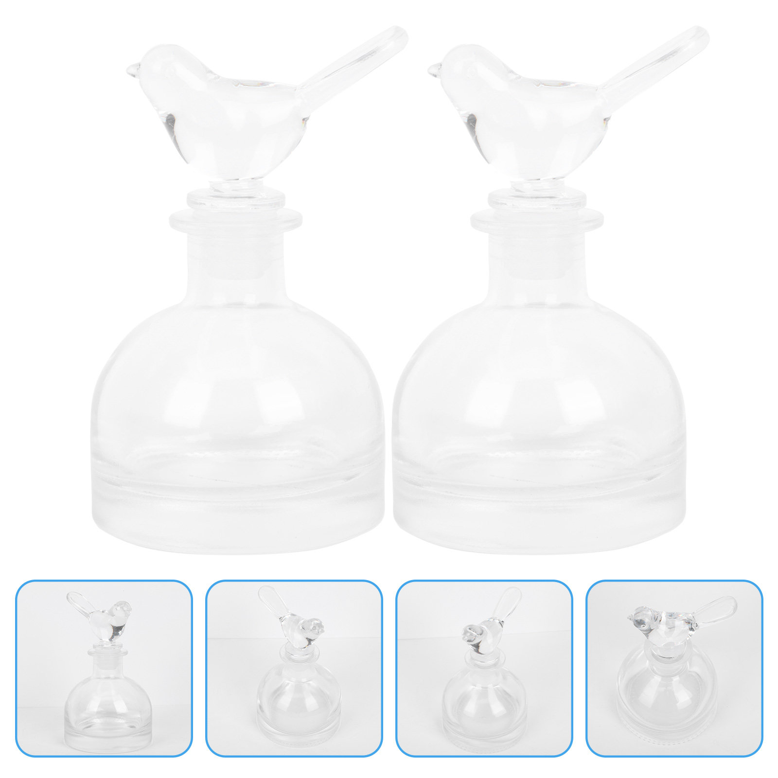 2Pcs Glass Perfume Bottles Pre - огляд і ціна Fragrance Perfume Car