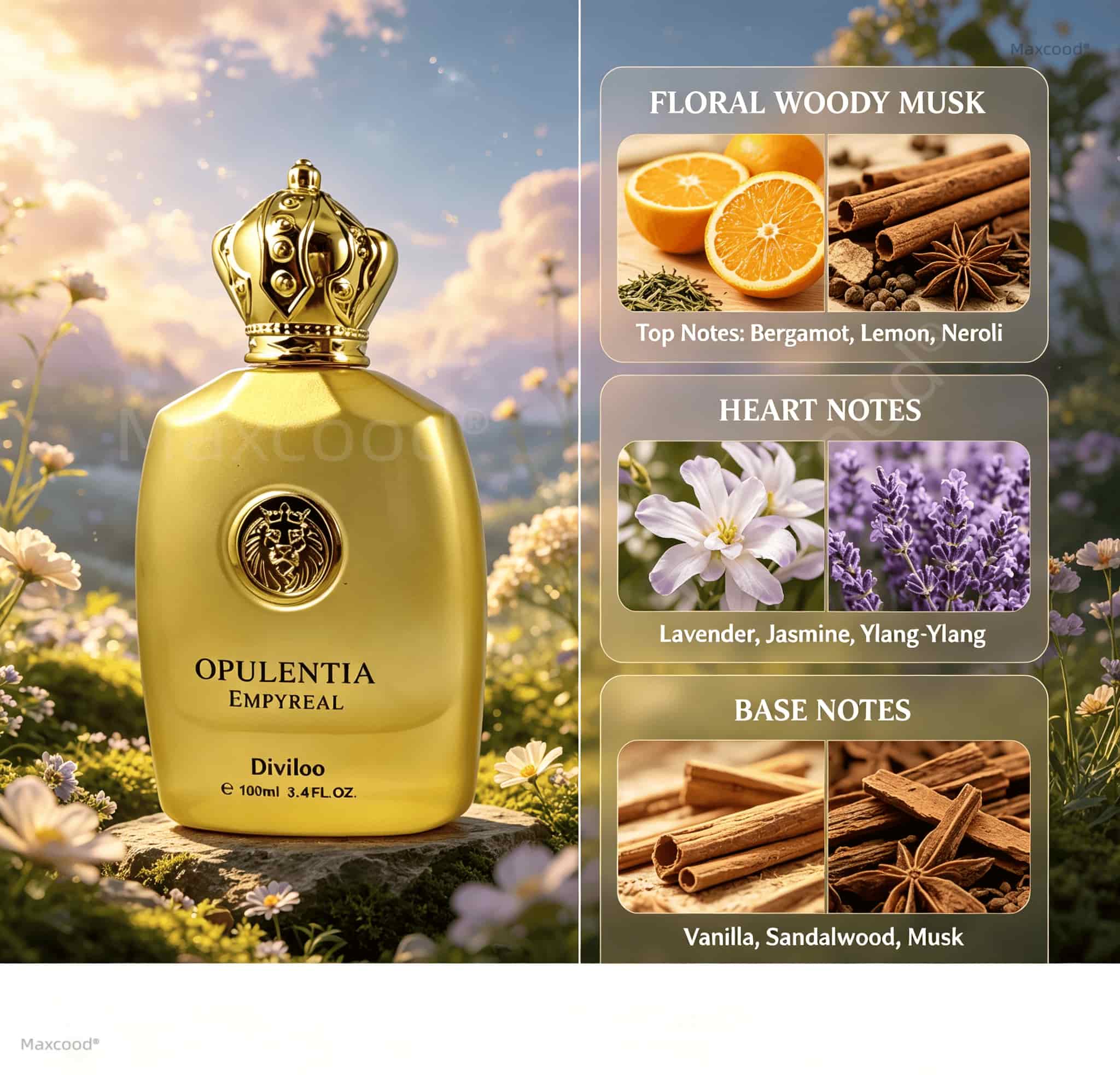 Floral, Woody, and Musky Notes - огляд і ціна Perfume Floral Fragrance