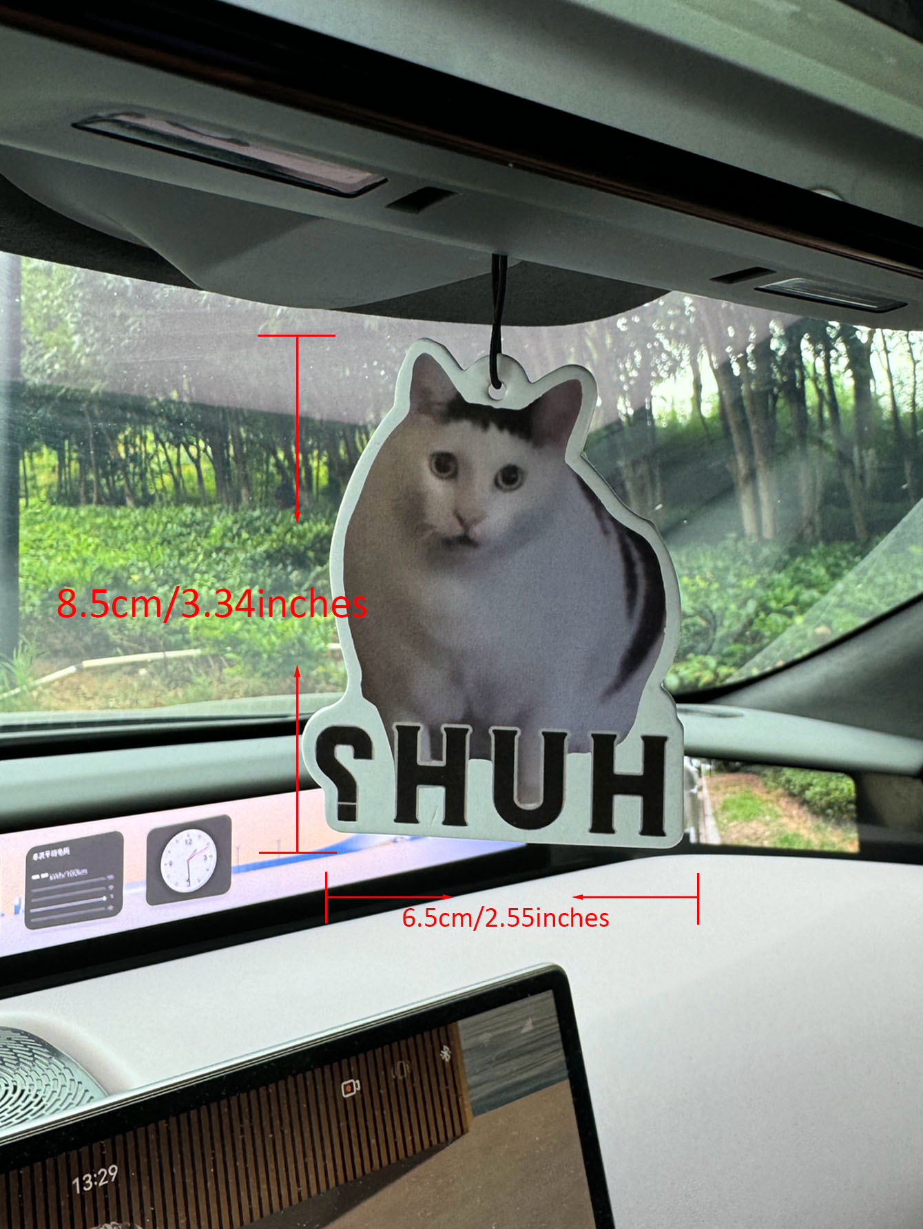 Huh? Cute White Cat Emoji Car  - огляд і ціна Perfume Fragrance Emoji
