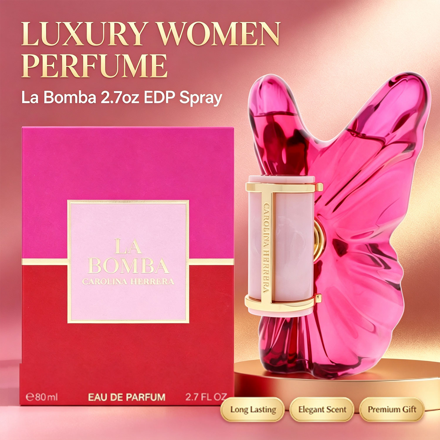 Carolina Herrera La Bomba Eau  - огляд і ціна Perfume La Fragrance